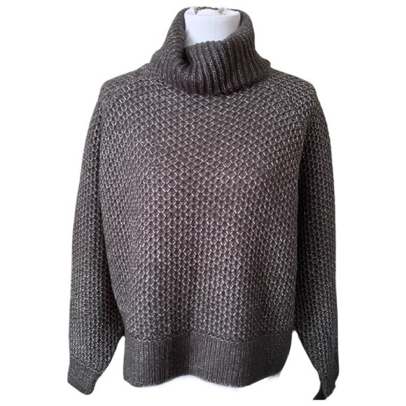 NWT Charcoal Turtleneck Sweater - Picture 3 of 5